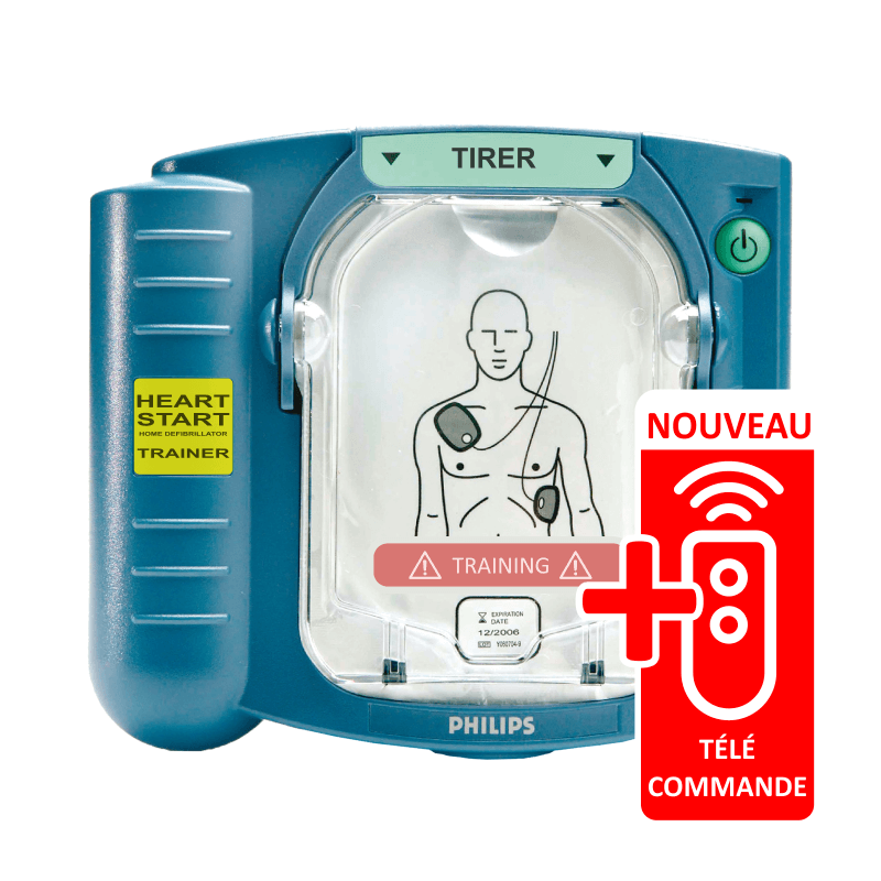 Philips Heartstart HS1 DAE de formation (télécommande)