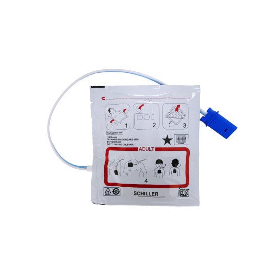 Electrodes préconnectées adultes Schiller Fred Easy Life