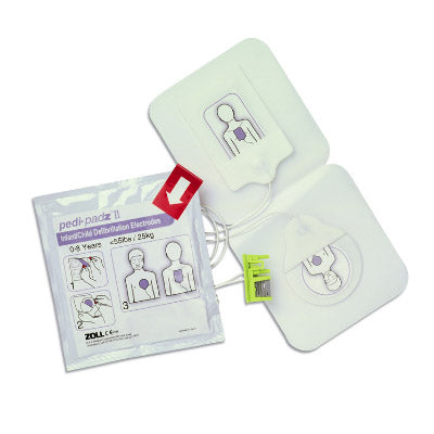 Electrodes pédiatriques ZOLL Pedi-Padz II