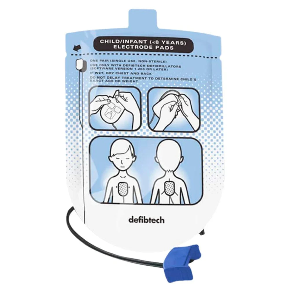 Electrodes pédiatriques Defibtech Lifeline