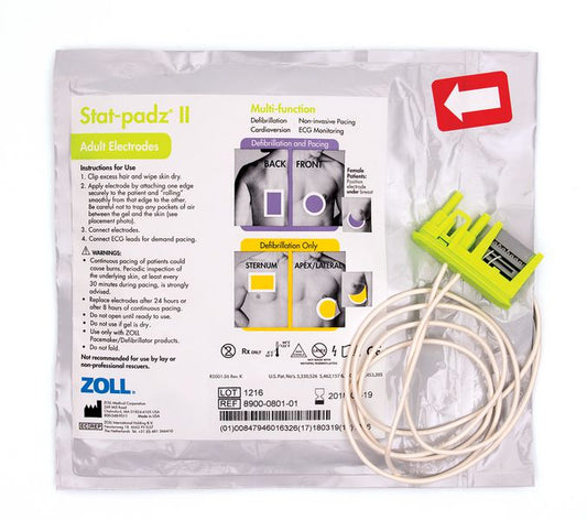 Electrodes adultes ZOLL Stat-Padz II