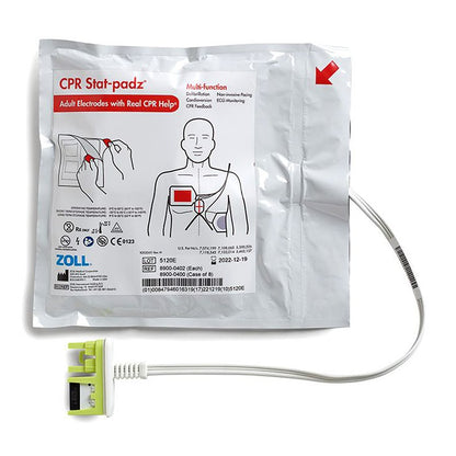Électrodes adultes avec capteur de RCP ZOLL CPR Stat-Padz