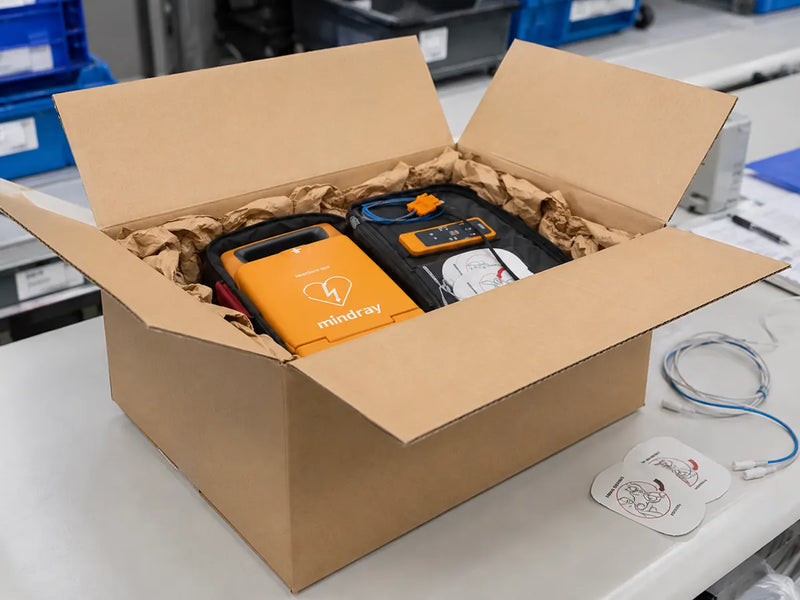 Kit défibrillateur Mindray avec ses accessoires
